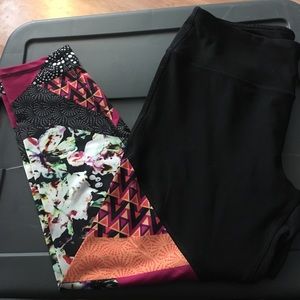 Rbx printed Capri athletic pants